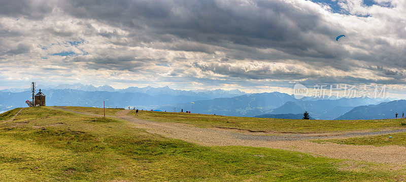 Gerlitzen alpe，克恩顿州，奥地利。